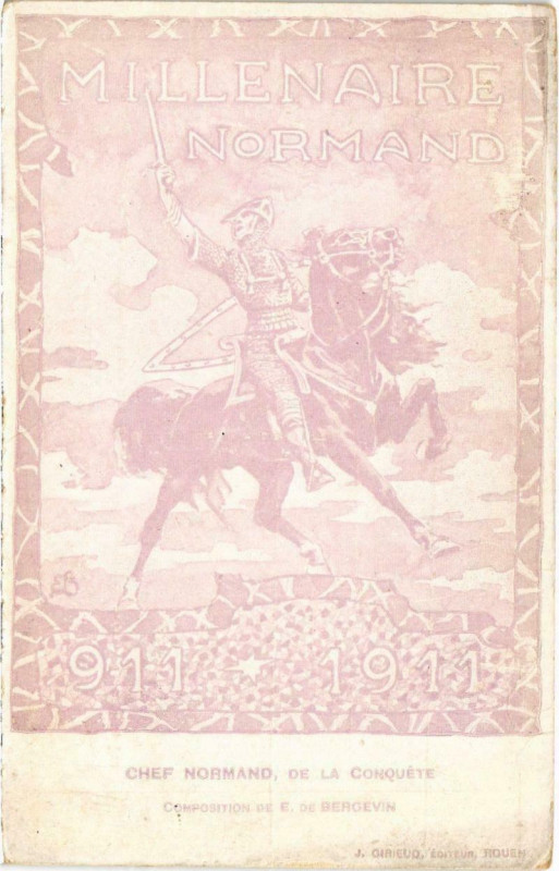 Carte postale ancienne Chef Normand de la Conquete