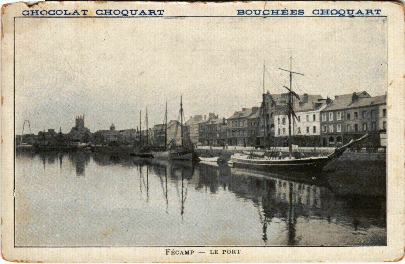 Carte postale ancienne Fecamp - Le Port à Fécamp