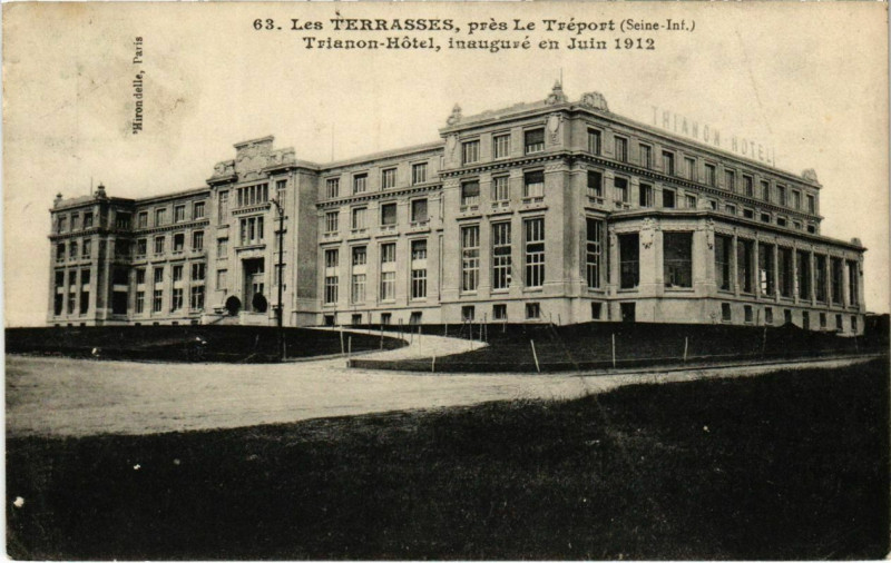 Carte postale ancienne Les-Terrasses pres Le Treport