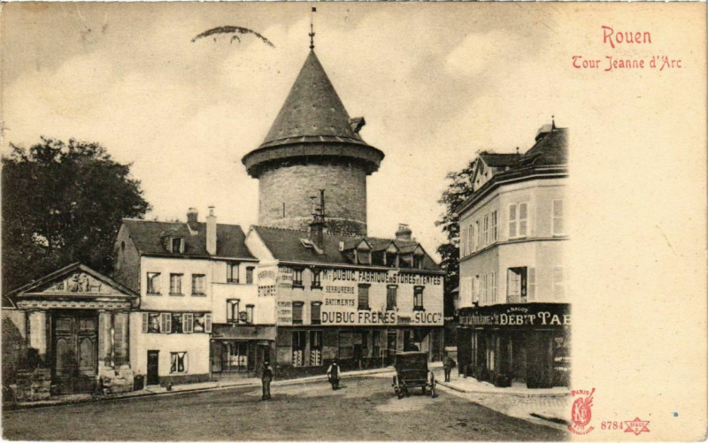 Carte postale ancienne Rouen - Tour Jeanne d'Arc à Rouen