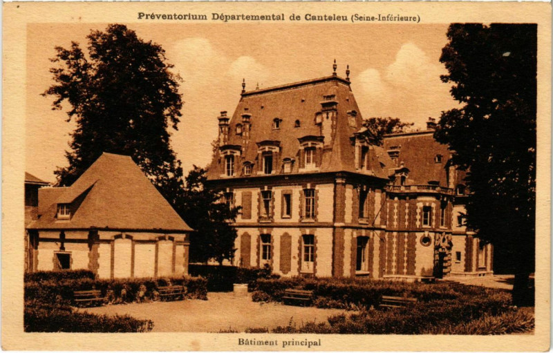 Carte postale ancienne Preventorim Departemental de Canteleu - Batiment principal à Canteleu