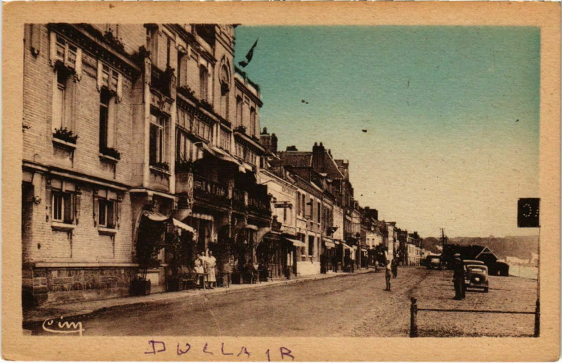 Carte postale ancienne Duclair - Le Quai à Duclair
