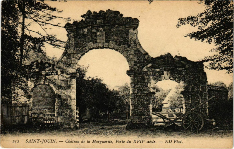 Carte postale ancienne Saint-Jouin - Chateau de la Marguerite