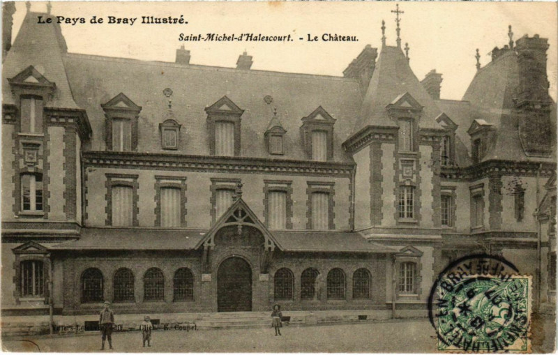Carte postale ancienne Saint-Michel-d'Halescourt - Le Chateau à Saint-Michel-d'Halescourt