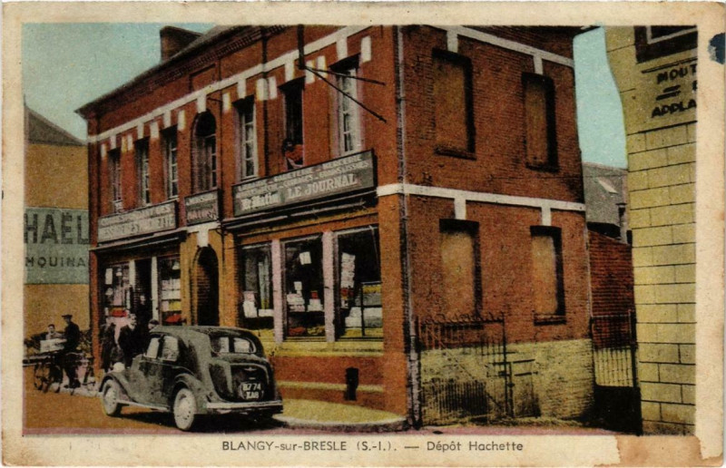Carte postale ancienne Blagny-Sur-Bresle - Depot Hachette