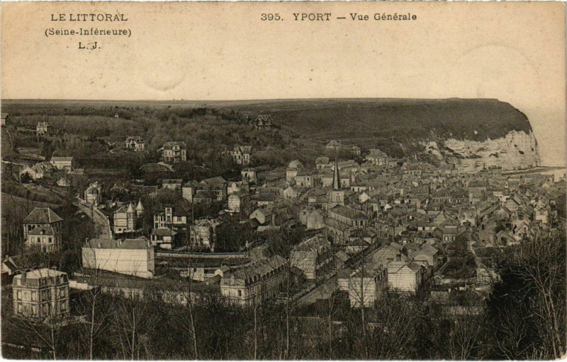 Carte postale ancienne Yport Vue Generale à Yport