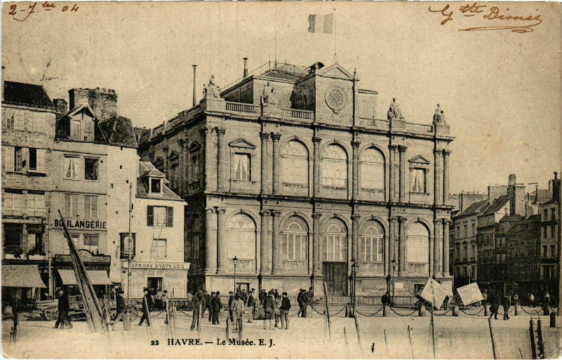 Carte postale ancienne Le Havre Le Musée au Havre