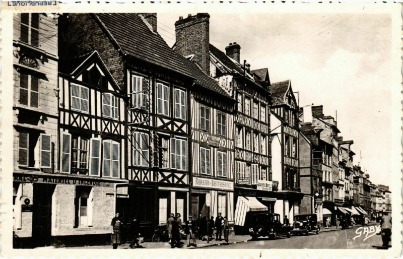 Carte postale ancienne Elbeuf Rue Guynemer à Elbeuf