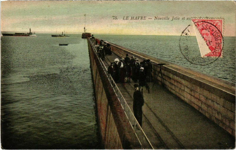 Carte postale ancienne La Havre Nouvelle Jelée