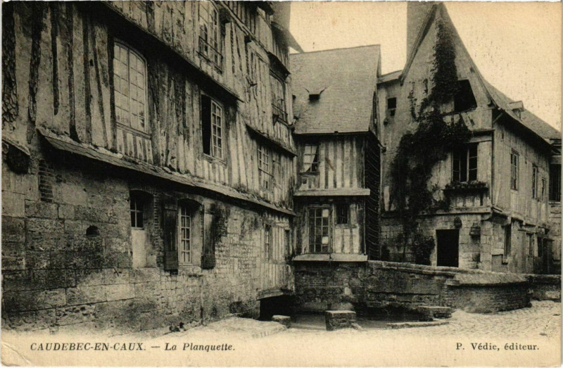 Carte postale ancienne Caudebec en Caux La Planquette