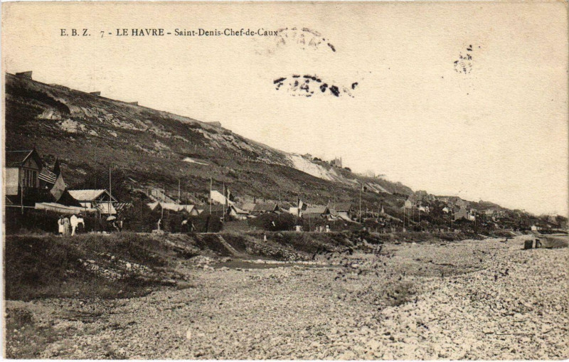 Carte postale ancienne Le Havre St. Denis Chef de Caux au Havre