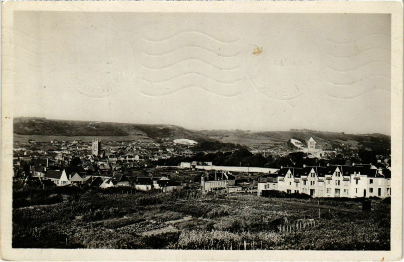 Carte postale ancienne Fecamp Panorama à Fécamp