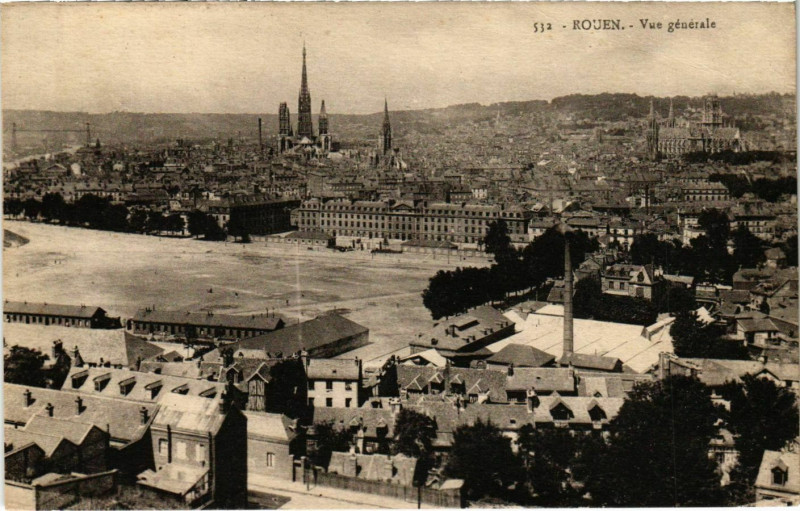Carte postale ancienne Rouen Vue générale à Rouen