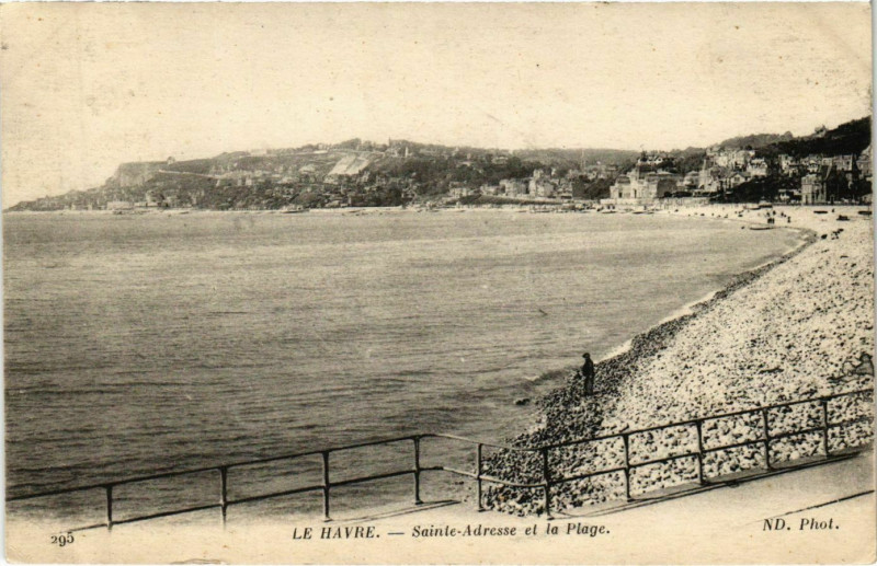 Carte postale ancienne Le Havre St. Andresse et la Plage au Havre