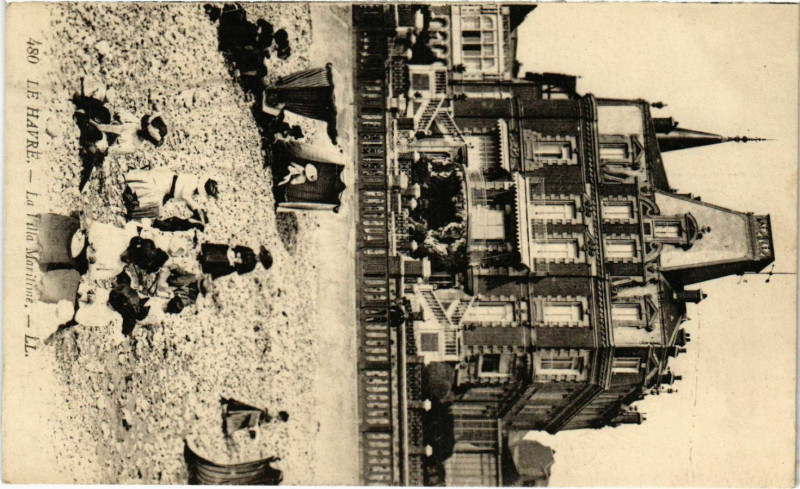 Carte postale ancienne Le Havre La Villa Maritime au Havre