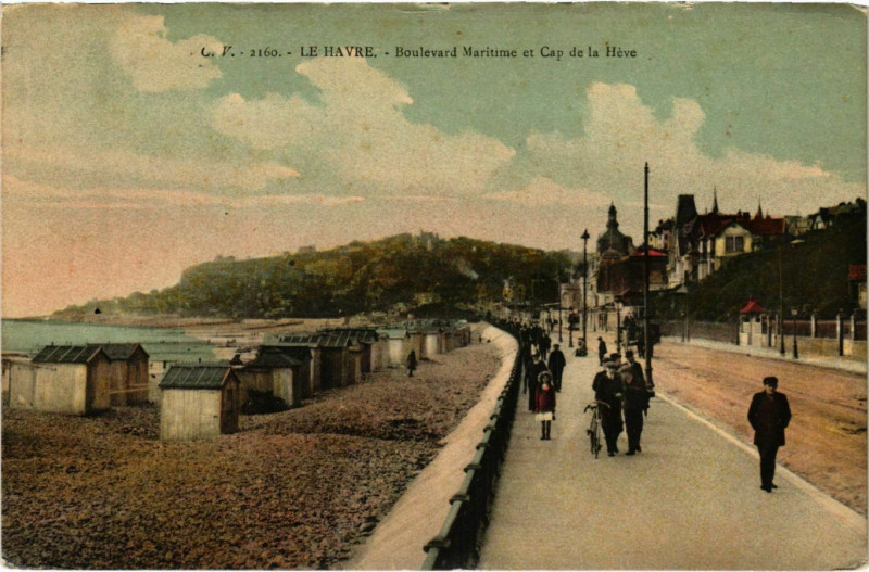 Carte postale ancienne Le Havre Boulevard Maritime au Havre