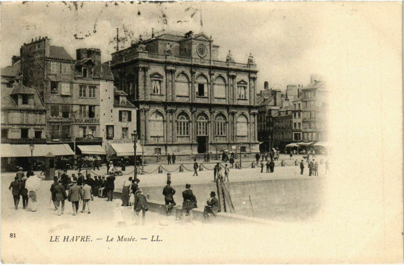 Carte postale ancienne Le Havre Le Musée au Havre