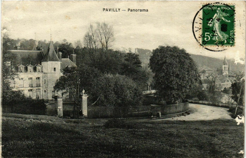 Carte postale ancienne Pavilly Panorama à Pavilly