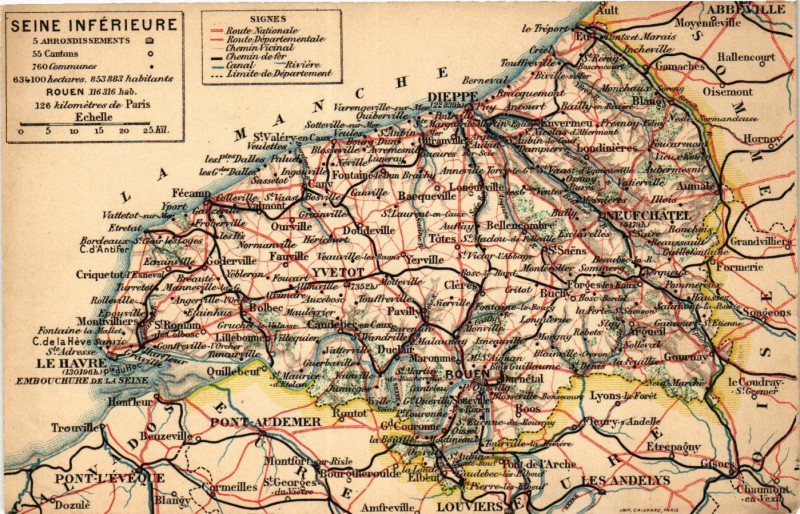 Carte postale ancienne Seine Inferieure à Eu