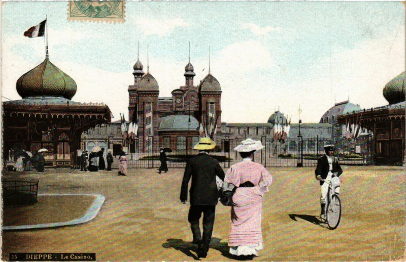 Carte postale ancienne Dieppe Le Casino à Dieppe
