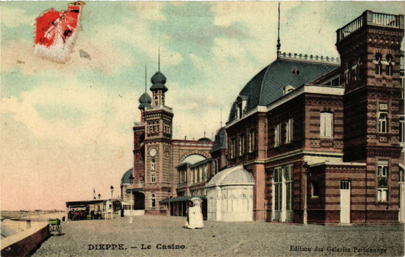 Carte postale ancienne Dieppe Le Casino à Dieppe
