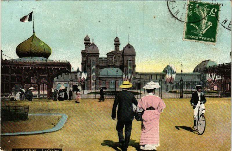 Carte postale ancienne Dieppe Le Casino à Dieppe