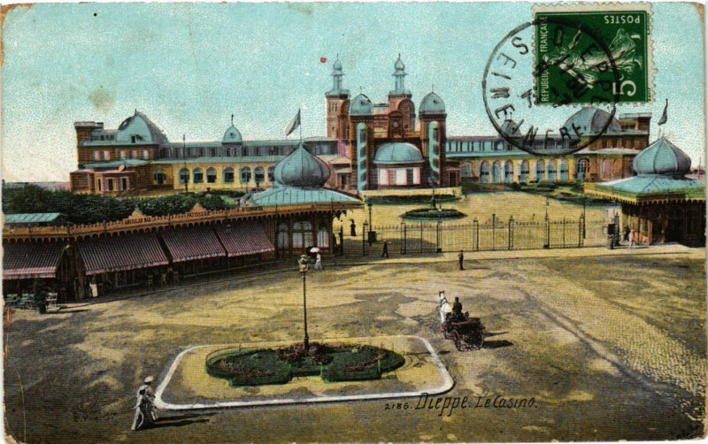 Carte postale ancienne Dieppe Le Casino à Dieppe