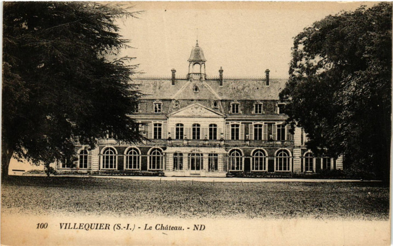Carte postale ancienne Villequier Le Chateau