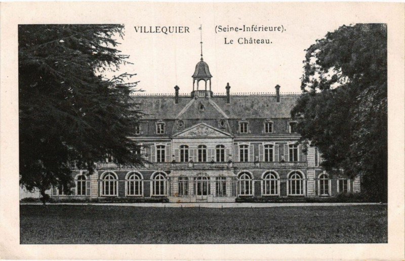 Carte postale ancienne Villequier Le Chateau