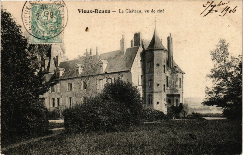 Carte postale ancienne Vieux Rouen Le Chateau à Rouen