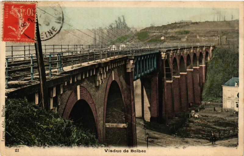 Carte postale ancienne Viaduc de Bolbae