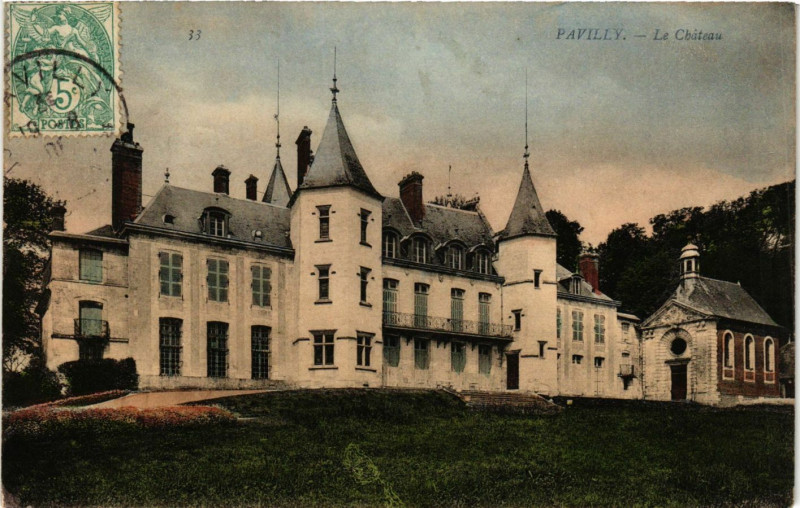 Carte postale ancienne Pavilly Le Chateau à Pavilly