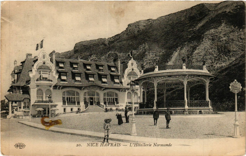 Carte postale ancienne Nice-Havrais L'Hotellerie Normande