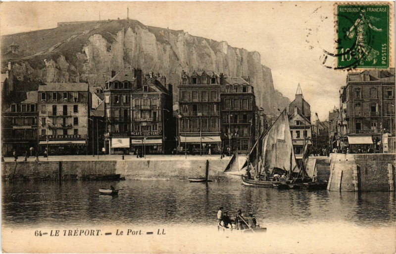 Carte postale ancienne Le Treport Le Port