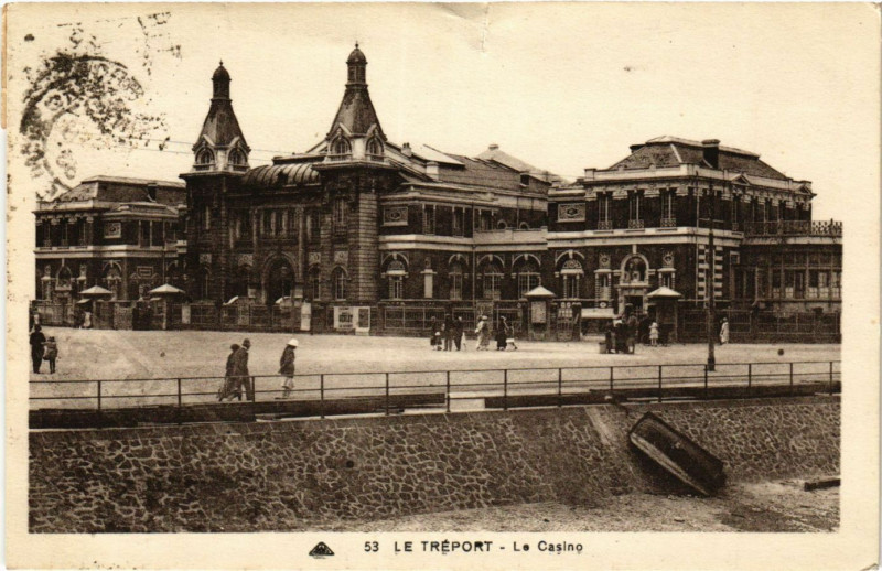 Carte postale ancienne Le Treport Le Casino