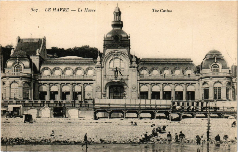 Carte postale ancienne Le Havre Le Casino au Havre