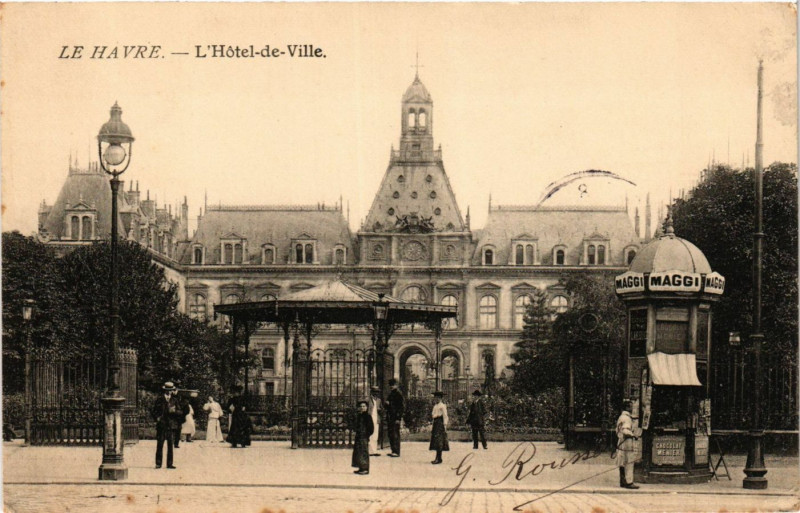 Carte postale ancienne Le Havre L'Hotel de Ville au Havre