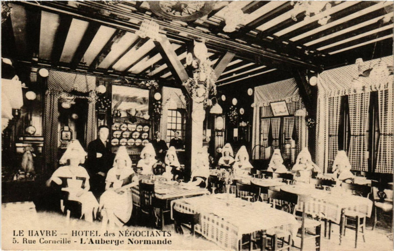 Carte postale ancienne Le Havre Hotel des Negociants au Havre