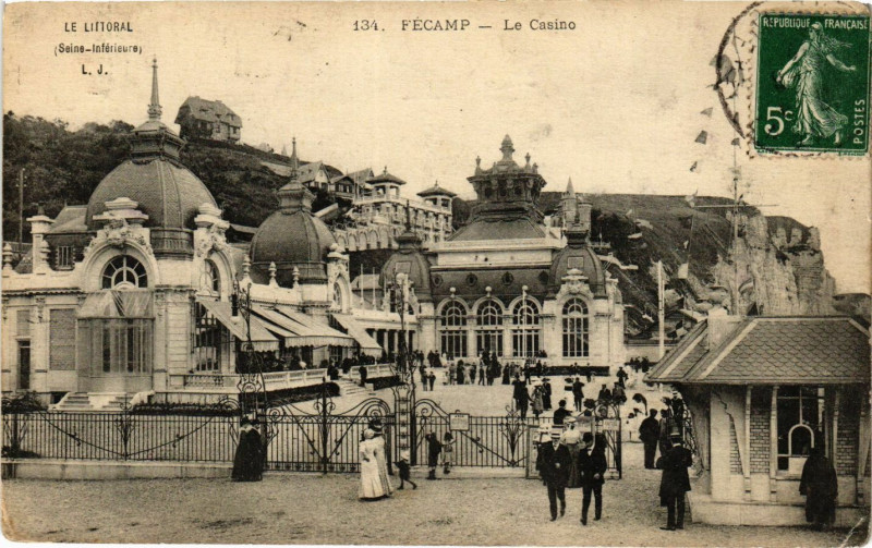 Carte postale ancienne Fecamp Le Casino à Fécamp