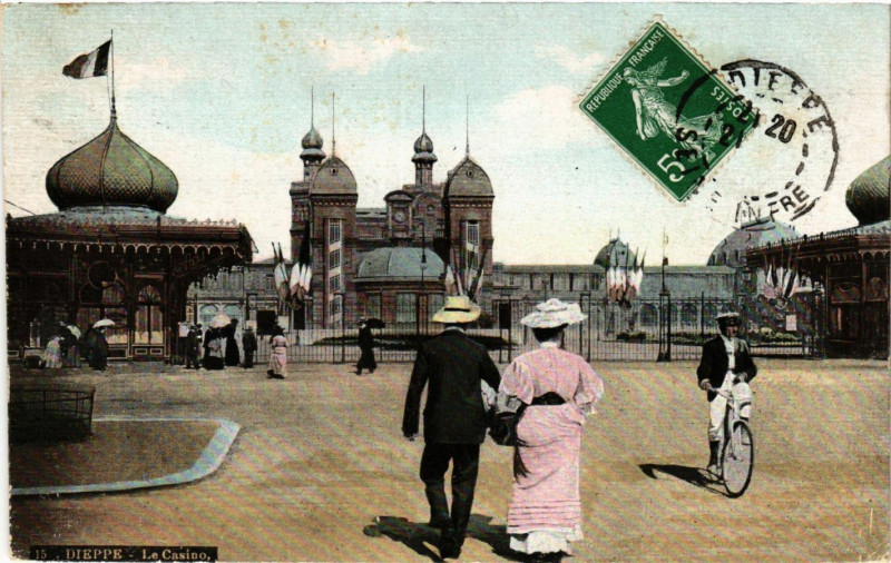 Carte postale ancienne Dieppe Le Casino à Dieppe