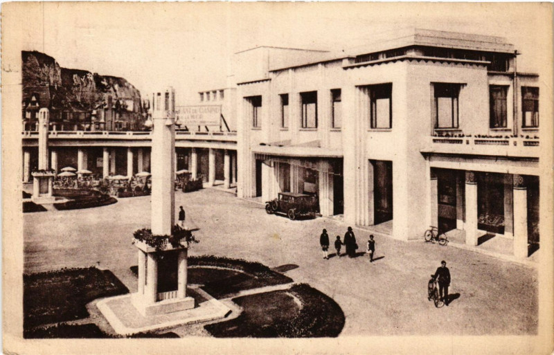 Carte postale ancienne Dieppe Entrée du Casino à Dieppe