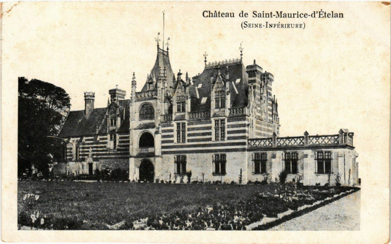 Carte postale ancienne Chateau de Saint-Maurice d'Etelan