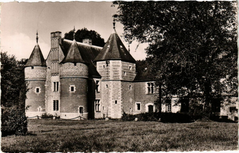Carte postale ancienne Chateau d'Auberville la Manuel pres de Veulettes à Auberville-la-Manuel