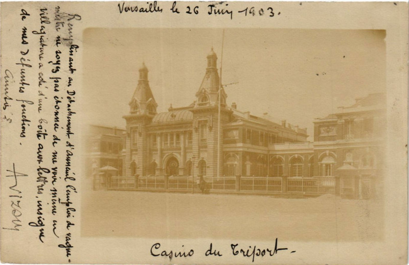 Carte postale ancienne Casino du Triport