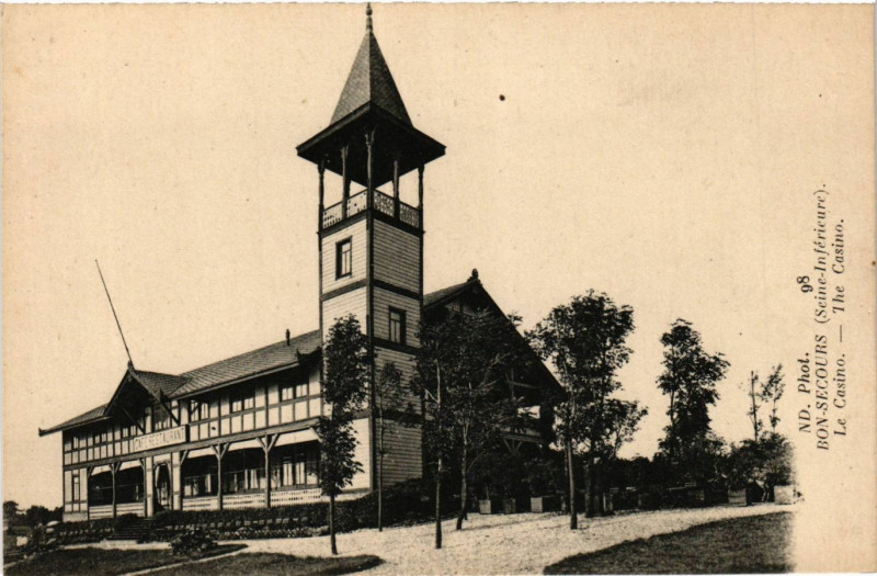 Carte postale ancienne Bon Secours Le Casino