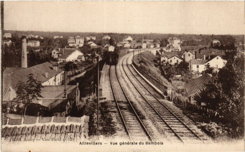 Carte postale ancienne Aillevillers Vue générale du Bambois