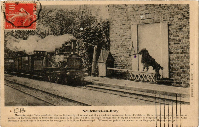 Carte postale ancienne Neufchatel en Bray à Neufchâtel-en-Bray
