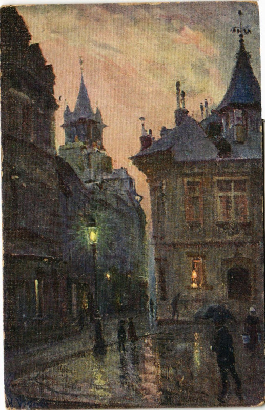 Carte postale ancienne Rouen Pitt.-Place de la Pucelle à Rouen