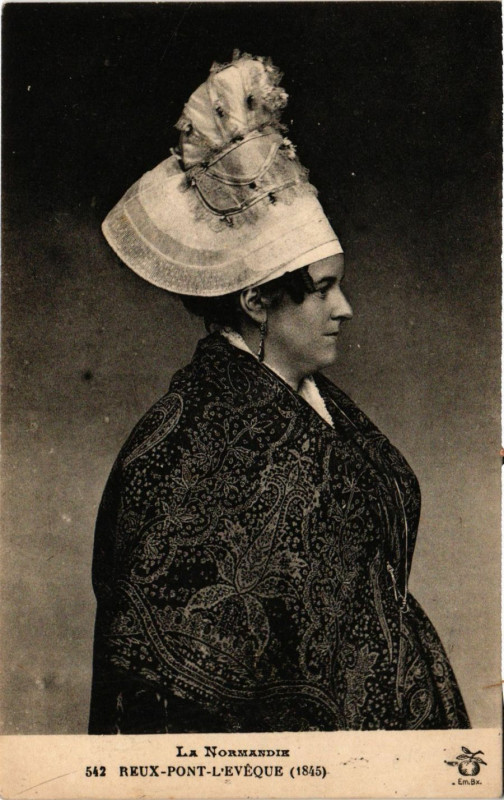 Carte postale ancienne Reux Pont L'Eveque à Eu