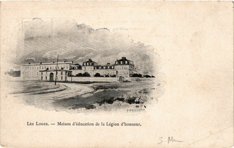 Carte postale ancienne Les Loges-Maison d'education de la Legion d'honneur aux Loges